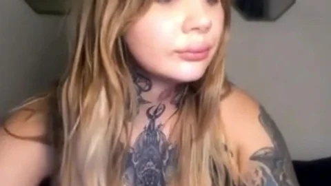 large milk shakes ladyboy With Full Tattoos Wanks Hard On webcam