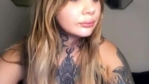 large milk shakes ladyboy With Full Tattoos Wanks Hard On webcam