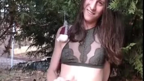 nice-looking tgirl Lily (Smiling Green Leaves) HD