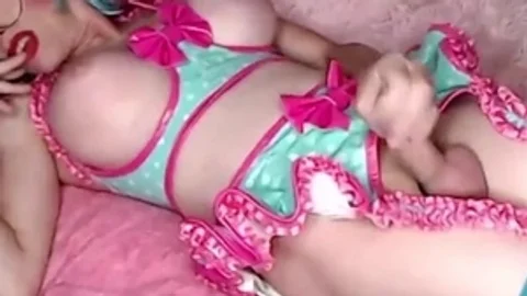 large whoppers American Translady In Glasses Wanks On cam