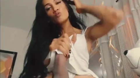 large cock latina ladyman Teasing And Jerking