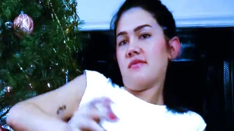 Christmas Creampie below The Tree