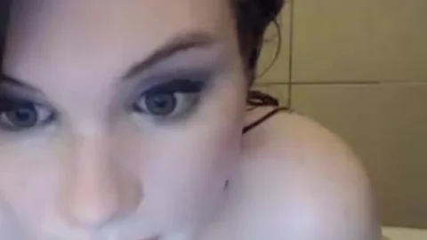 attractive legal age teenager Having A bath