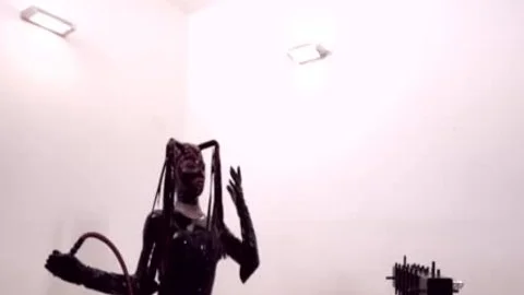 tranny In Latex Bodysuit