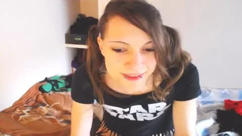 Star Wars Fangirl Has A massive pretty wang