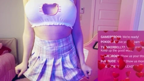 Trans Angels: Cosplay Cutie's Big Titties Reveal