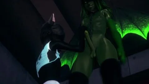 Furry Yaoi 3D - darksome Cat oral sex-stimulation To Dragon