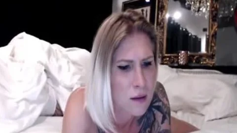 blonde large love tits Self Facial goo flow cam