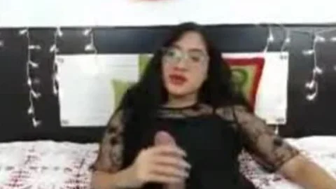 gigantic 10-Pounder ladyboy Strokes In sofa