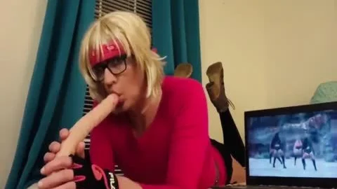 awesome sex-dildo DEEPTHROAT SISSY concupiscent SISSY a-hole IN WINDOW