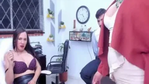 lustful Trans Secretaries group Up On Their 10-Pounder Boss
