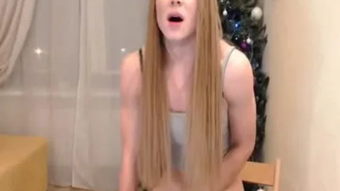 Julai big 10-Pounder blond penis juice flow