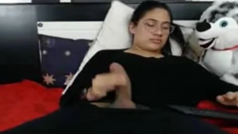 big dick Jacking Off Her biggest penis