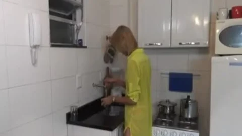 blonde sheboy Bonekinha plows Her Plumber