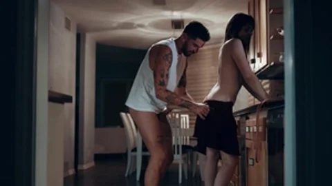 Transsensual.com: Loud sex starring american in the kitchen