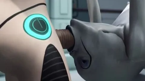 attractive Sex! Sci-fi Android bonks Hard An Alien In The Surgery Room In The Space Station