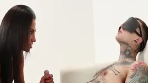 master Glam Ts Barebacks Blindfolded Male