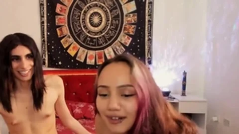 lusty chick Got penetrate By Petite Trans