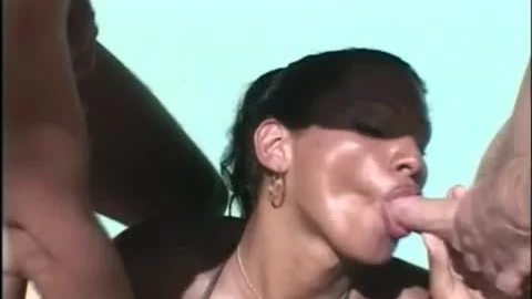 Cristina Close Outdoor Thressome