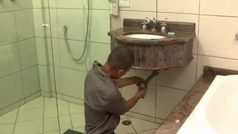 TS Enjoying With The Plumber