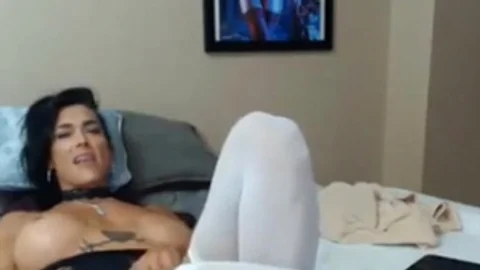 naughty sheboy mother I'd like to fuck Plays With Her Shecock