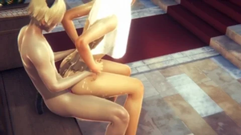 Nailing along with japanese femboy