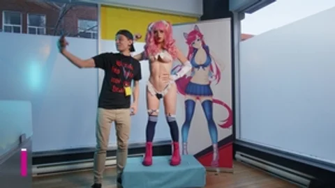 Trans Angels: Bubble Butt Cosplay Bae Takes on Big Hard Cock